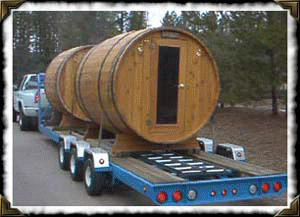 Barrel Sauna Deliveries